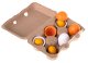 Rotaļlietu koka olas, atverāmas, 6 gb | Toy wooden eggs