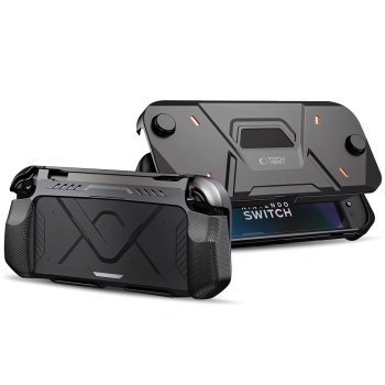 Чехол Tech-Protect Carbonox для Nintendo Switch 2, черный