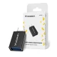 USB-C uz USB-A 3.2 10Gb/s pāreja Wozinsky W10GY1S, melna