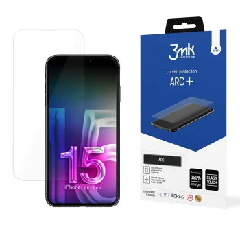 3mk ARC+ ekrāna aizsargplēve priekš Apple iPhone 15 Pro