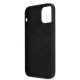 AMG Silicone Big Logo vāciņš iPhone 12 Pro Max - melns