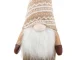 Ziemassvētku rūķis ar bārdu, 48 cm, brūns
