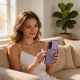 Tech-Protect MagFlex MagSafe vāciņš priekš Samsung Galaxy A37 5G, caurspīdīgi violets