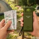 Портативный отпугиватель комаров с USB-C и 6 пластинами, зеленый