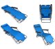 Adjustable Folding Beach and Garden Lounger Chair, Light Blue