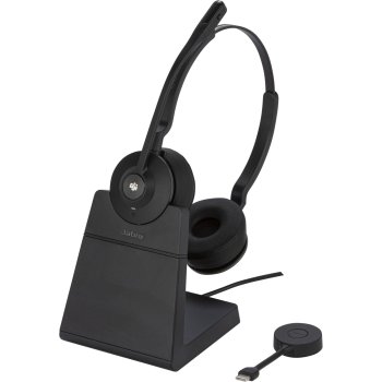 Гарнитура Jabra Engage 55 SE Stereo USB-C MS с DECT-адаптером и подставкой