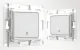 Shelly Wallswitch1White 1-Button Wall Switch, White
