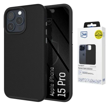 Чехол 3mk Fortis MagCase для iPhone 15 Pro с MagSafe, черный