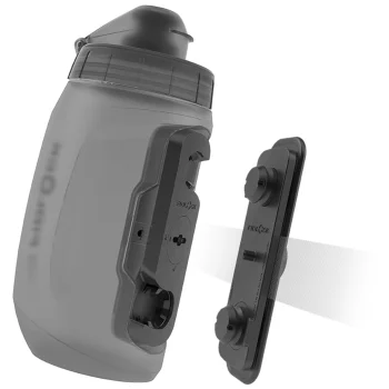 Dzeršanas pudele Fidlock TWIST bottle 450 ar tex base multi stiprinājumu, 450 ml, melna
