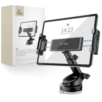 Tech-Protect V4 planšetdatoru auto turētājs (141-280mm) - Melns