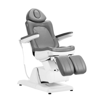 Электрическое педикюрное кресло Azzurro 870S, 3 мотора, серое