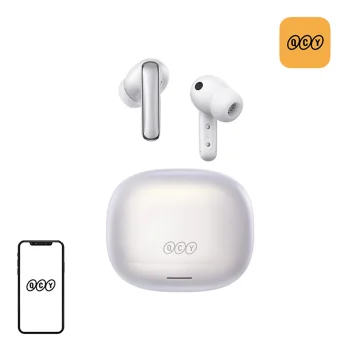 QCY MeloBuds N65 bezvadu austiņas, baltas