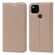 Google Pixel 5a 5G Magnetic PU Leather Phone Stand Card Slot Case Book Cover, Rose Gold | Telefona Vāciņš Maciņš...