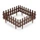 Garden Edging Plonos 240 cm PL-963 Landscape Border, brown