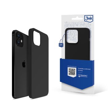 Чехол 3mk Silicone Case для iPhone 12 mini, черный