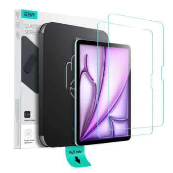 Защитное стекло ESR UltraFit для iPad Air 11" (2024–2026), 2 шт.