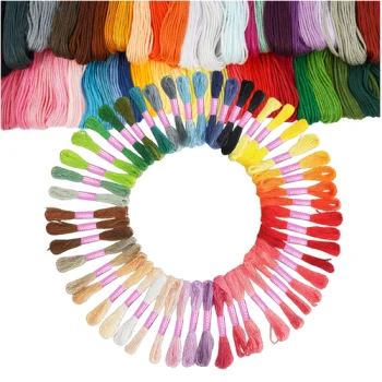 Ruhhy Embroidery Thread Set, 50 Colors