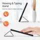 Dux Ducis Domo atverams vāciņš Samsung Galaxy Tab S9 ar statīva funkciju, melns