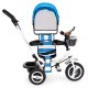 Ecotoys JM-066-9L Tricycle with Swivel Seat and Canopy, Blue