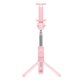 Baseus Lovely Selfie Stick with Tripod Telescopic Stand and Bluetooth Remote Control, Pink