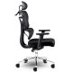 Sofotel Nicea Office Chair with Micro-Mesh Backrest, Black