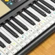 Klaviatūras notu uzlīmes, lai mācītos spēlēt | Stickers of notes on keys for learning to play