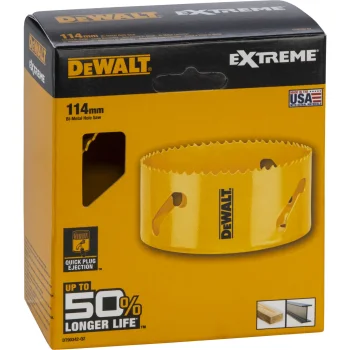 Биметаллическая коронка DeWalt DT90342-QZ 114 мм