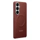 Samsung Carbon Magnet vāciņš Samsung Galaxy S26+ ar MagSafe, sarkans