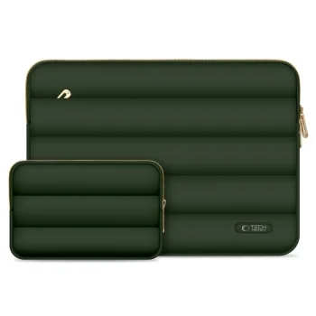 Tech-Protect Puffy klēpjdatora soma 15-16", olīvzaļa
