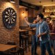 Электронный дартс 41 см с ЖК-дисплеем, 26 игр и 6 дротиков в...