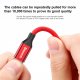 Baseus Yiven USB to Apple iPhone Lightning Cafule Data Charging Cable, 2A, 1.8m, Red | Провод для...