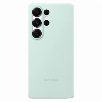 Original Samsung Galaxy S25 Ultra ( SM-S938 ) Silicone Cover Case, Mint (EF-PS938CMEGWW)