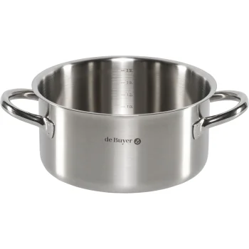 De Buyer PRIM'APPETY Stainless Steel Roasting Pot 20 cm, 2.5 L