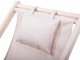 Wooden Beach Lounger Garden Folding Chair, Beige