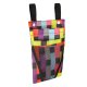 Bicycle / Scooter Handlebar Bag with Phone Pocket, Colorful Plaid