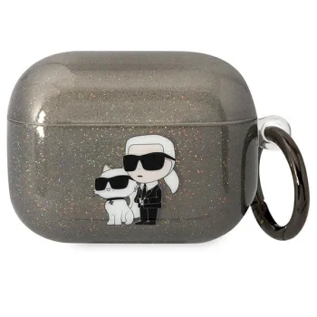 Чехол Karl Lagerfeld KLAPHNKCTGK для AirPods Pro 1st Gen черный