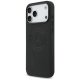 Mercedes iPhone 17 Pro Max vāciņš Leather Vintage Logo MagSafe, melns