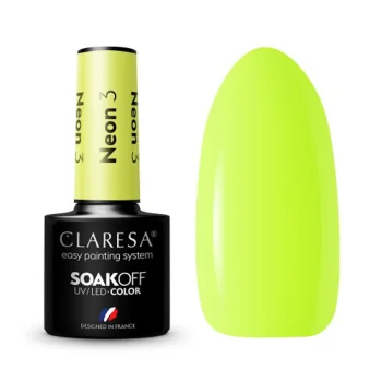 Claresa Neon 3 gēla laka, 5 ml