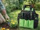 Garden Tool Bag Portable Organizer Tote DIVO Large, Black-Green