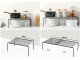Metāla Plaukts Regulējamais Salokāms Vienlīmeņu Organizators, Dažādas krāsas | Metal Shelf Adjustable In Width...
