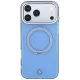 Чехол Mercedes with ring Stand and Iconic Logo MagSafe для iPhone 18 Pro / 17 Pro, синий