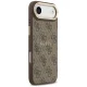 Чехол Guess 4G PU Classic Logo MagSafe для iPhone 17 Air - коричневый