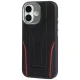 Чехол Audi для iPhone 17 R8 Genuine Leather MagSafe, черный/красный