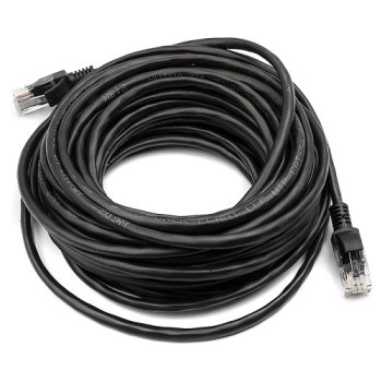 Black Cat5E UTP Ethernet Patch Cable 10m