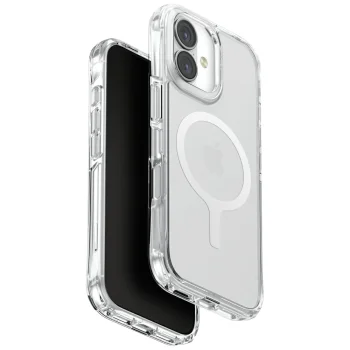 Uniq LifePro Xtreme Magclick чехол-зарядка для iPhone 17 - Прозрачный с блёстками