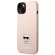Чехол Karl Lagerfeld Silicone Choupette Body для iPhone 14 Plus, розовый