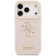 Guess Grained Big 4G & Stand Camera maciņš priekš iPhone 17 Pro – rozā | Camera Cover