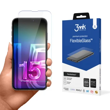 3mk FlexibleGlass v2.0 Hybrid Glass for Apple iPhone 15 Pro