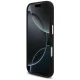 Чехол Mercedes AMG Silicone Oversize Rhombs MagSafe для iPhone 17, черный