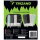 Trizand 25760 Travel Toiletry Bag with Bottles, Transparent/Black